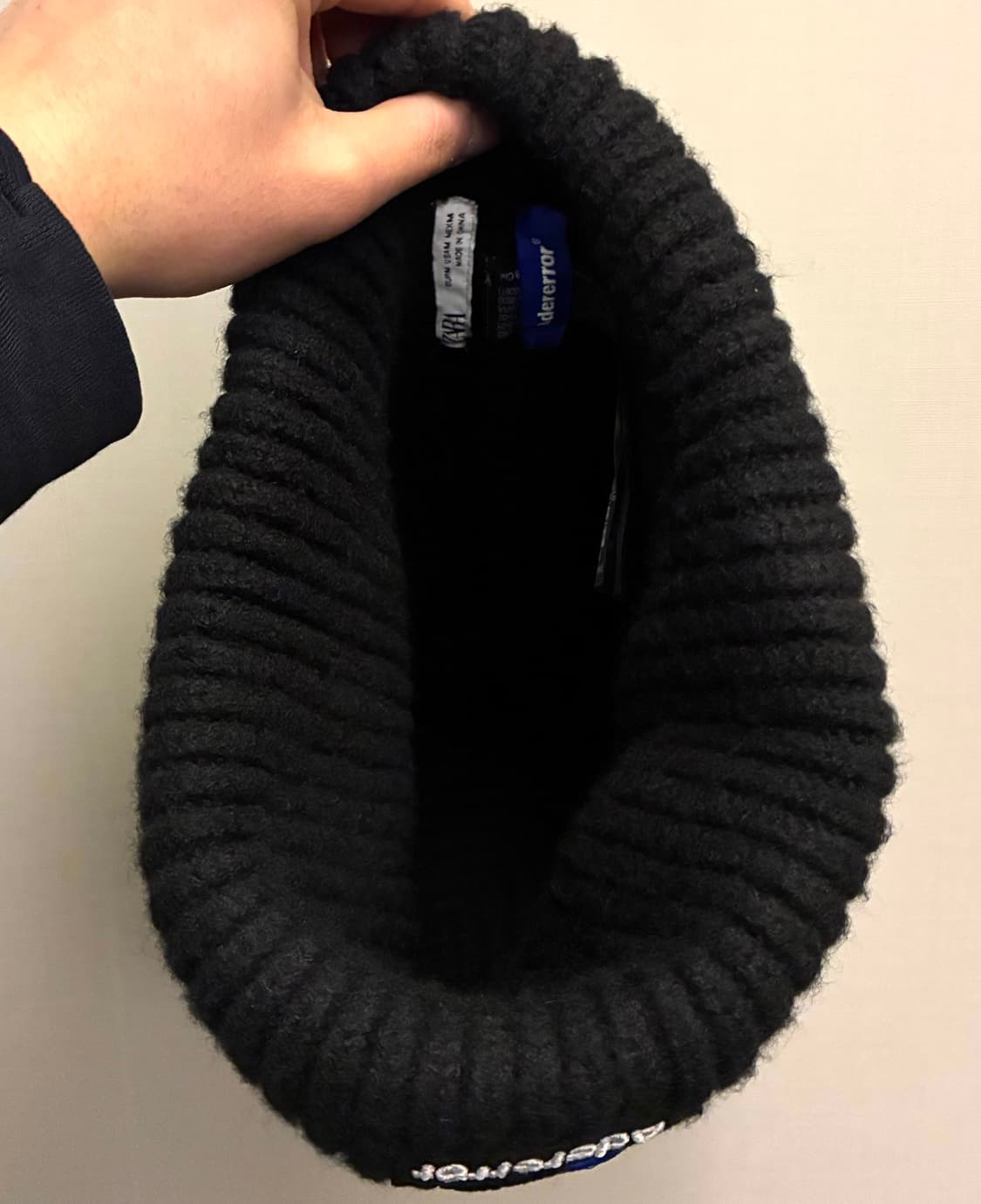 (F)아더에러 x 자라 오버사이즈 비니 블랙 자더에러 상품이미지8