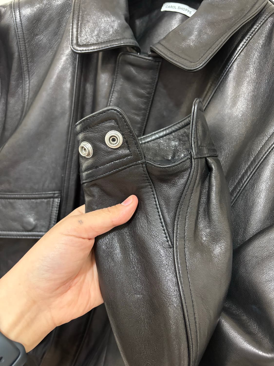 캐롤쇼페 DADDY LEATHER JACKET 상품이미지9