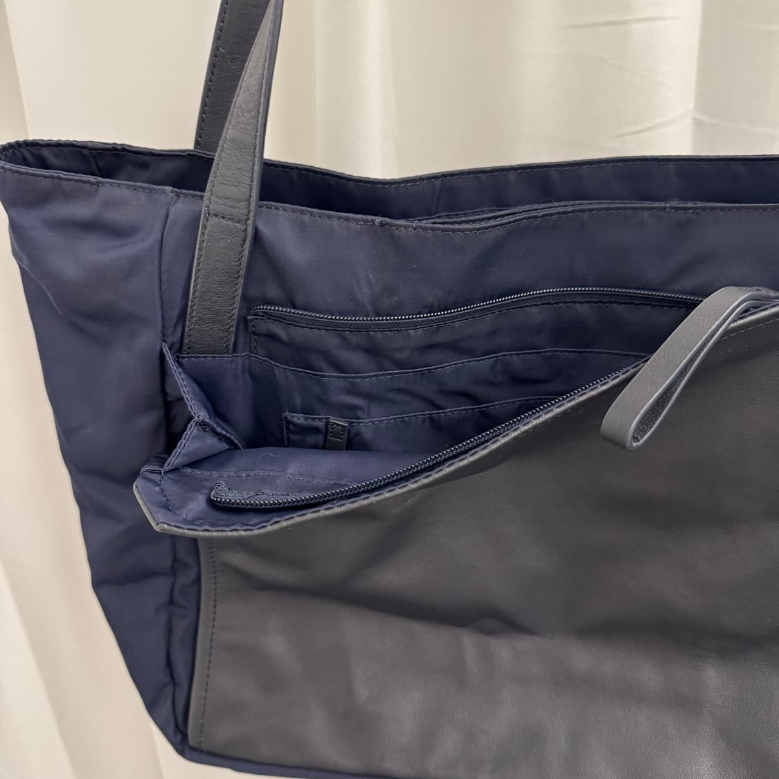 요지 야마모토 YSACCS 나일론 레더 포켓 숄더백 상품이미지2