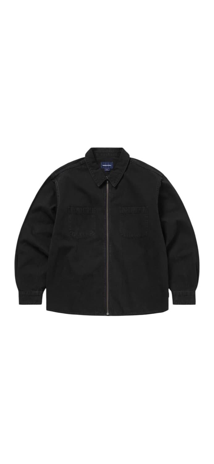 thisisneverthat 워시드 데님 집업 셔츠 상품이미지1