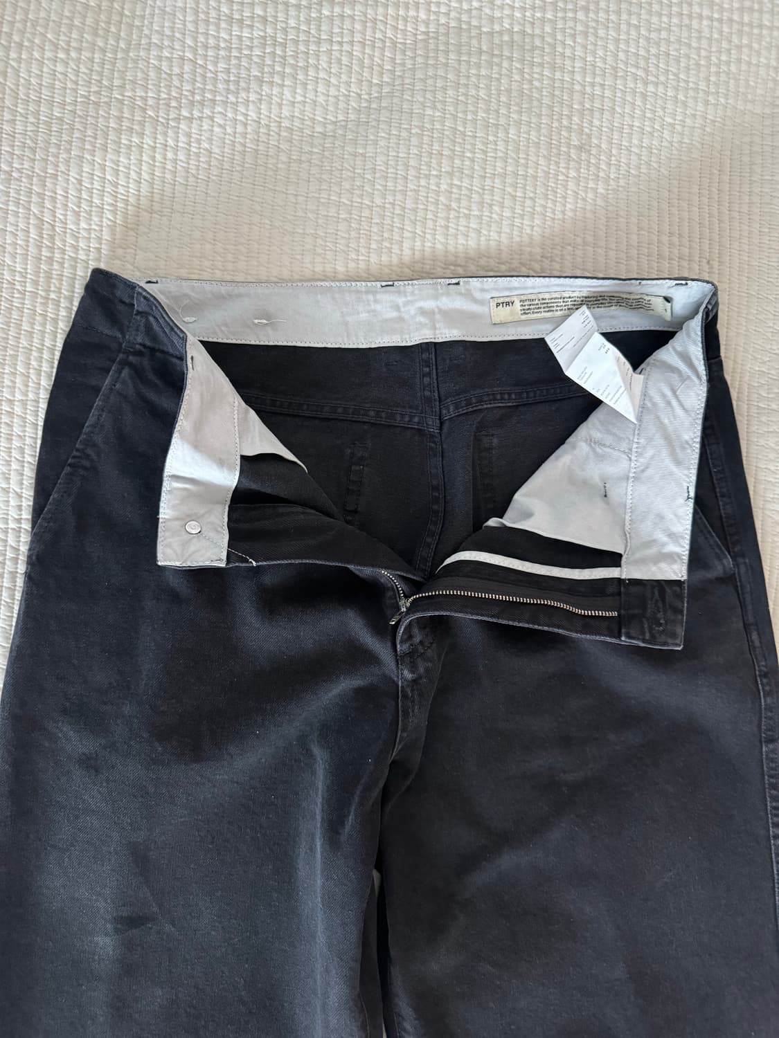 (미착용새상품)포터리 원워시드 컴포트 데님 - 블루 블랙 (4사이즈) 상품이미지6