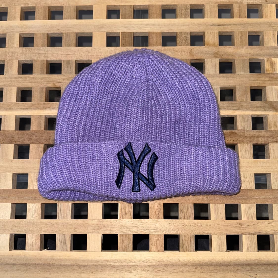 mlb 뉴욕 양키스 퍼플 비니 상품이미지1