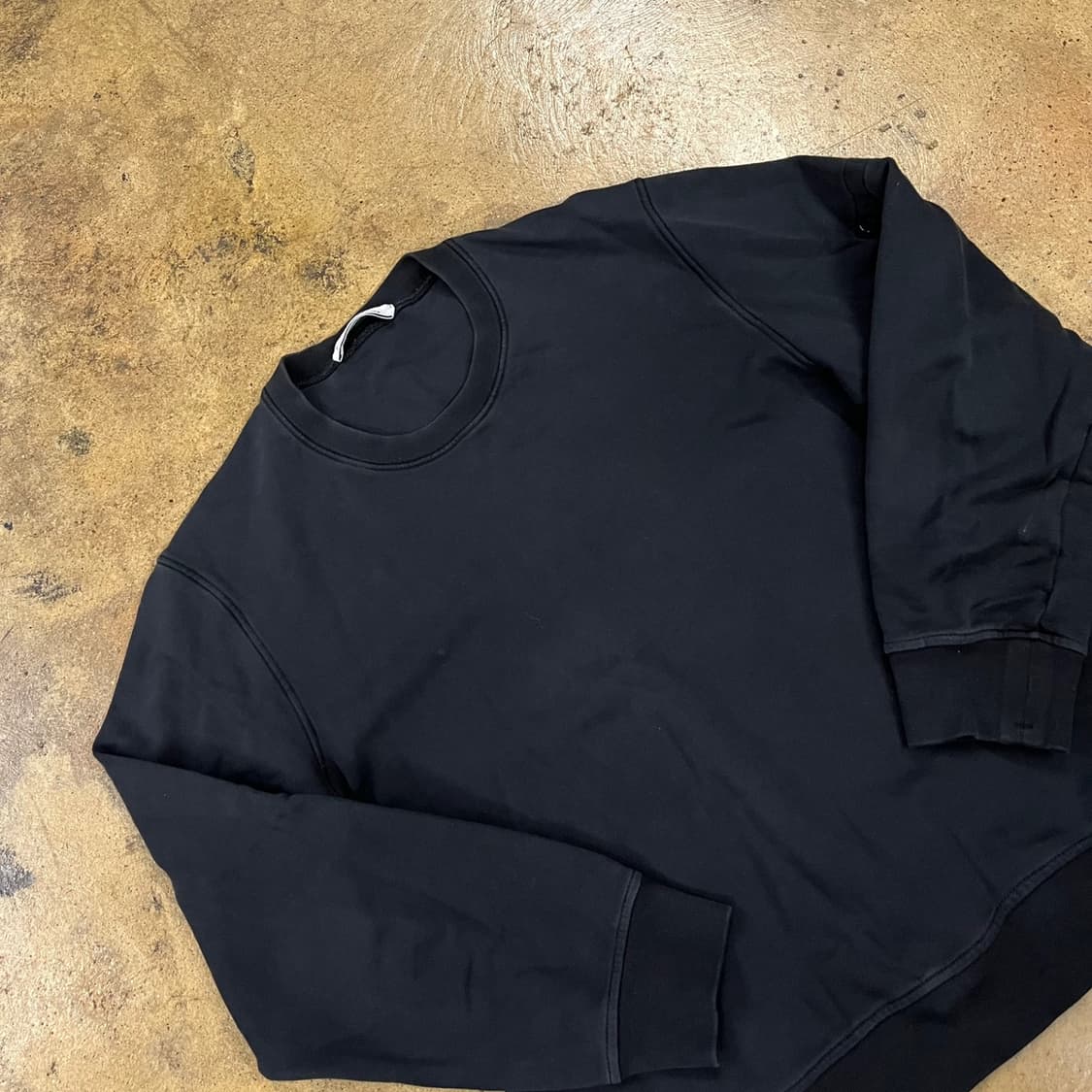 [정품/L] 스톤아일랜드 블랙 맨투맨 티셔츠 b12 상품이미지1