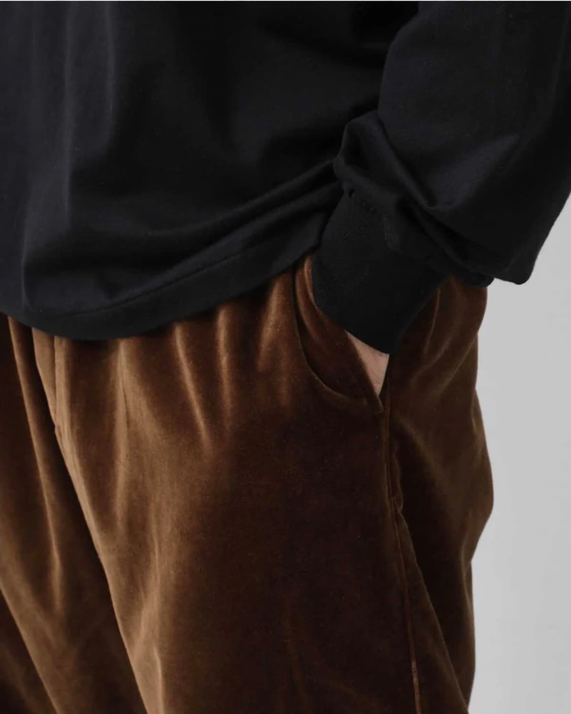 [새상품/4사이즈] 캡틴선샤인 코튼 벨벳 트랙팬츠 상품이미지5