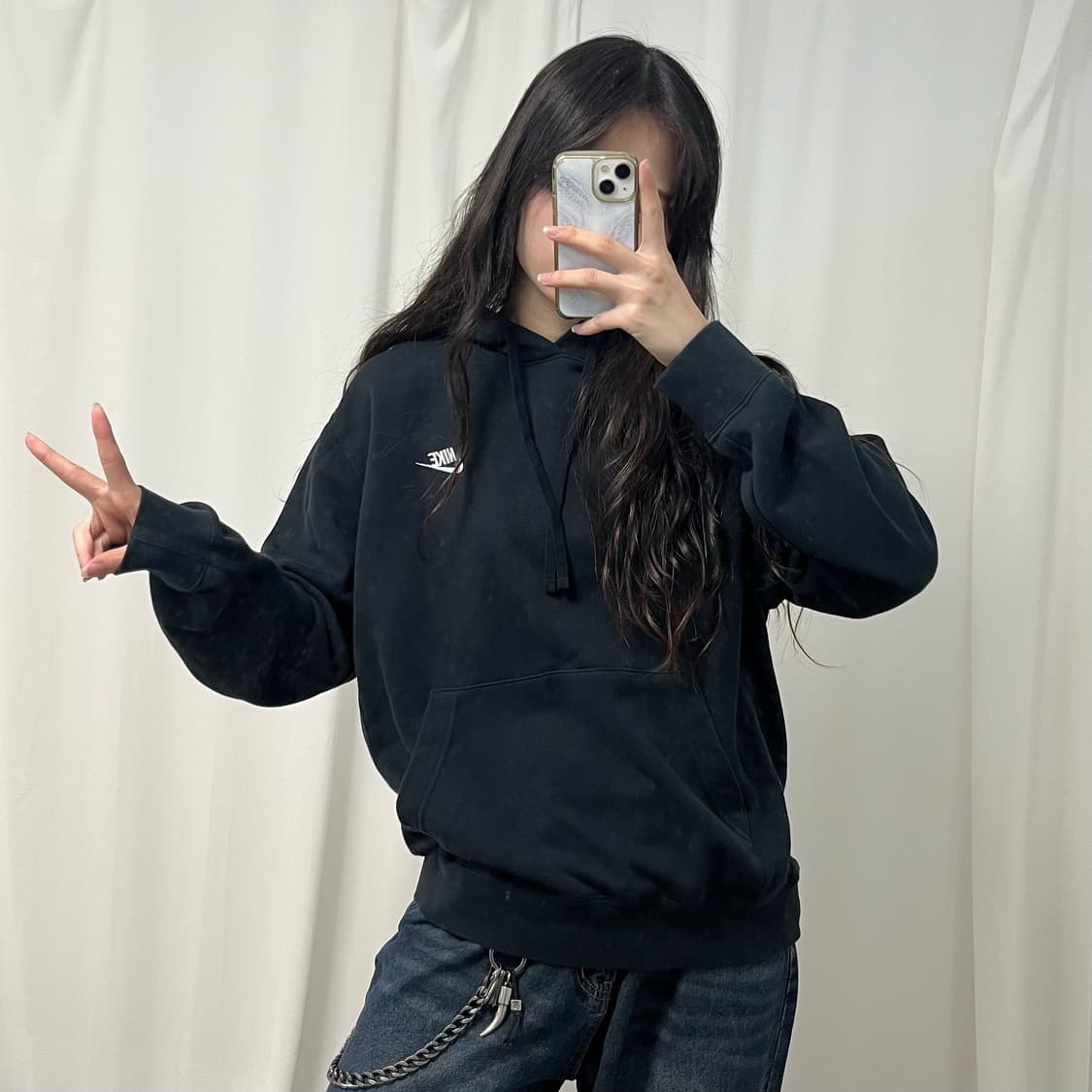 Nike black hoodie 상품이미지2