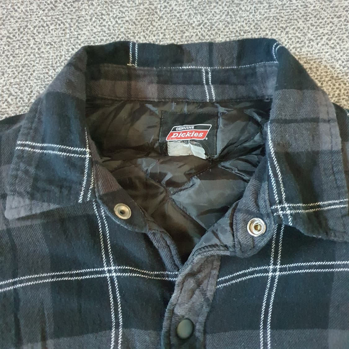 디키즈 워크 퀼팅 안감 플란넬 셔츠 no.7 상품이미지3