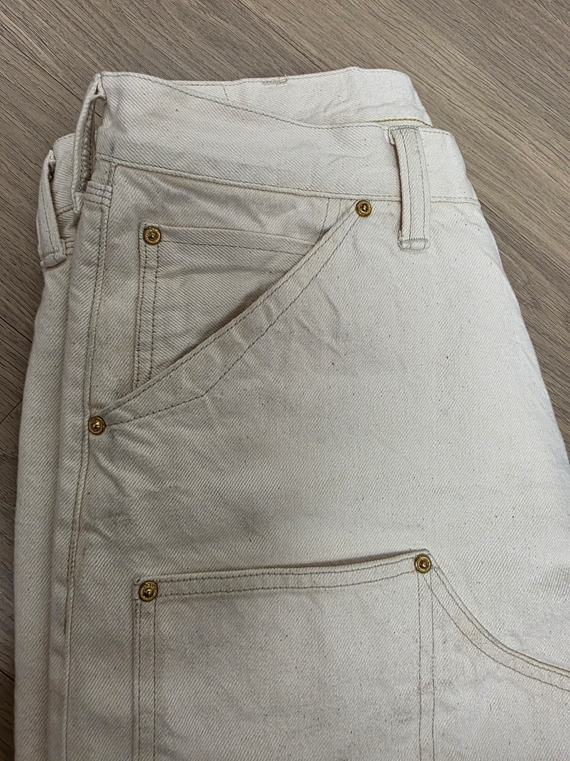 ​[판매] 트로피클로딩 1606NT 더블니 내추럴 데님 (34사이즈) 상품이미지5