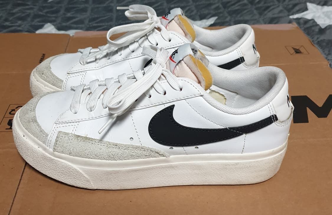 나이키 블레이저 로우 플랫폼 스니커즈 (235) DJ0292-101 상품이미지2