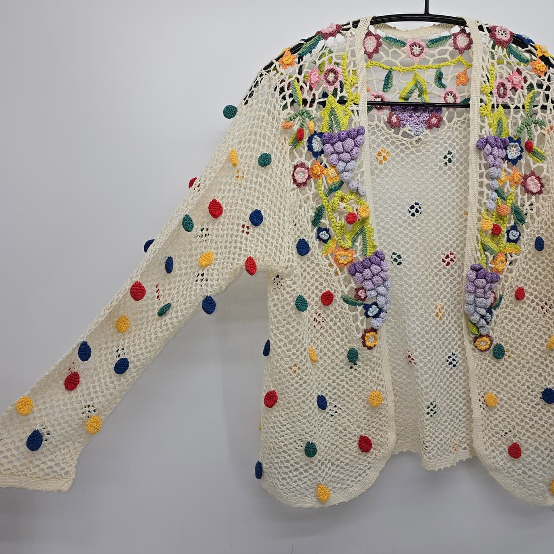 빈티지 크로쉐 니트 가디건 상품이미지7