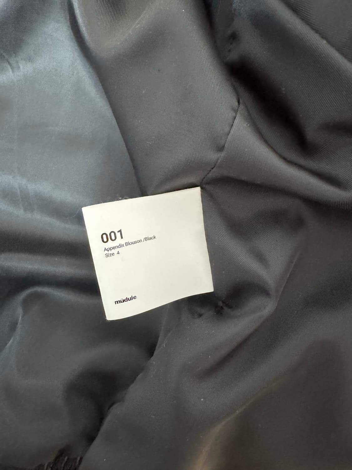 4) 머듈 001 appendix 가죽자켓 상품이미지3