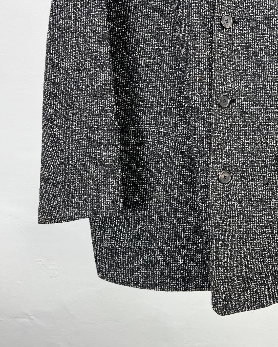 크리스찬 디올 무슈 위브 텍스처 해링본 울 자켓 상품이미지5