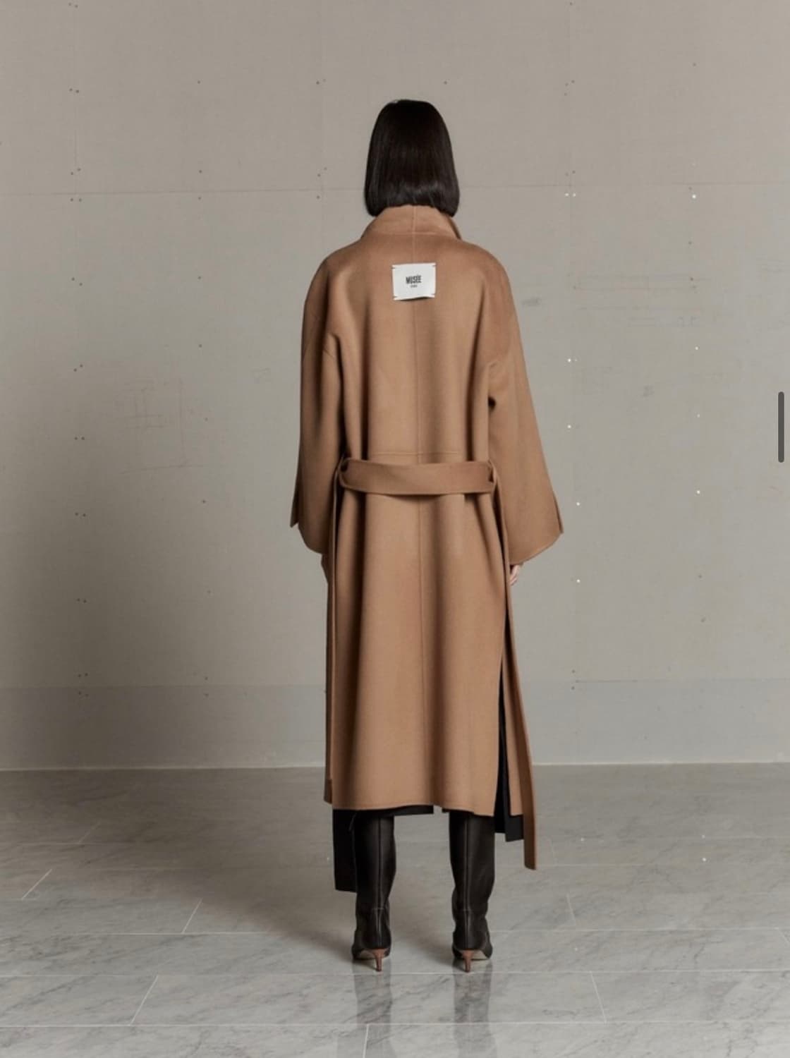 (새제품) 뮤제 LUNDI Wool Shawl 울 코트 36 상품이미지2