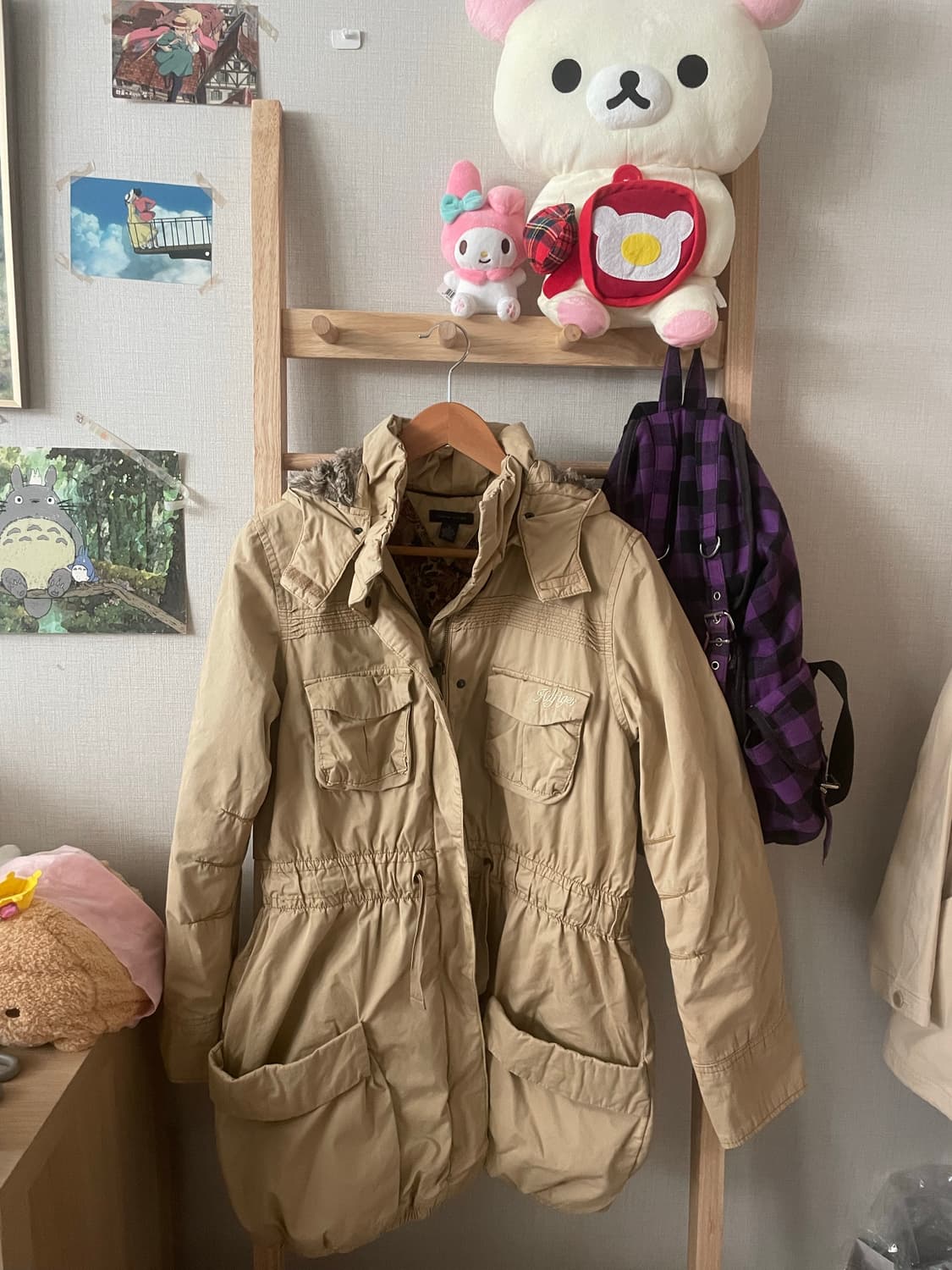 타미힐피거 코튼 로고 후드집업 누빔 자켓 상품이미지1