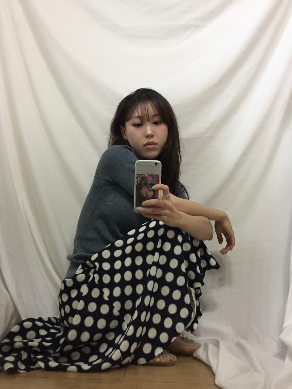 도트 스커트 상품이미지5