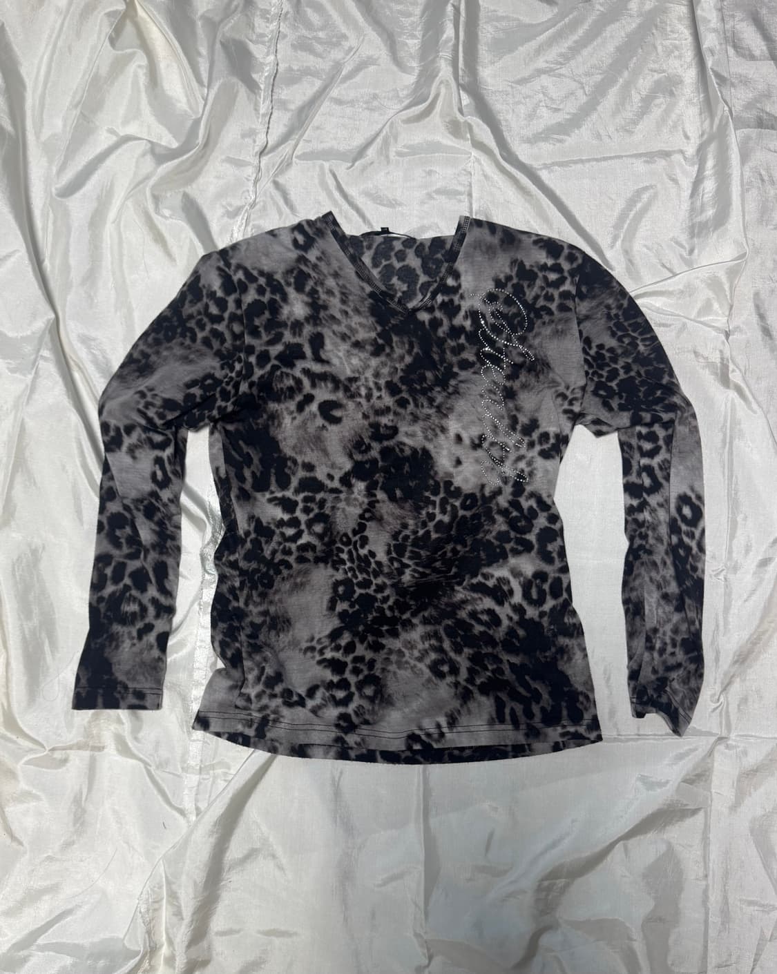 Vkei Mode Leopard Design Long Sleeve 상품이미지2