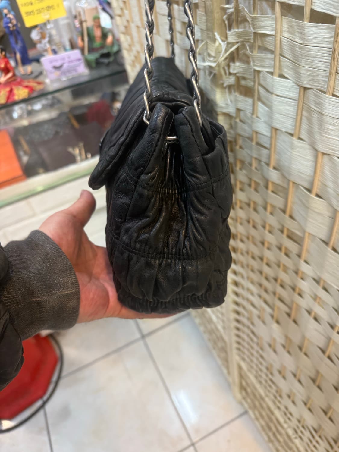 정품 프라다 고프레 나파 체인 숄더백 팝니다 상품이미지3