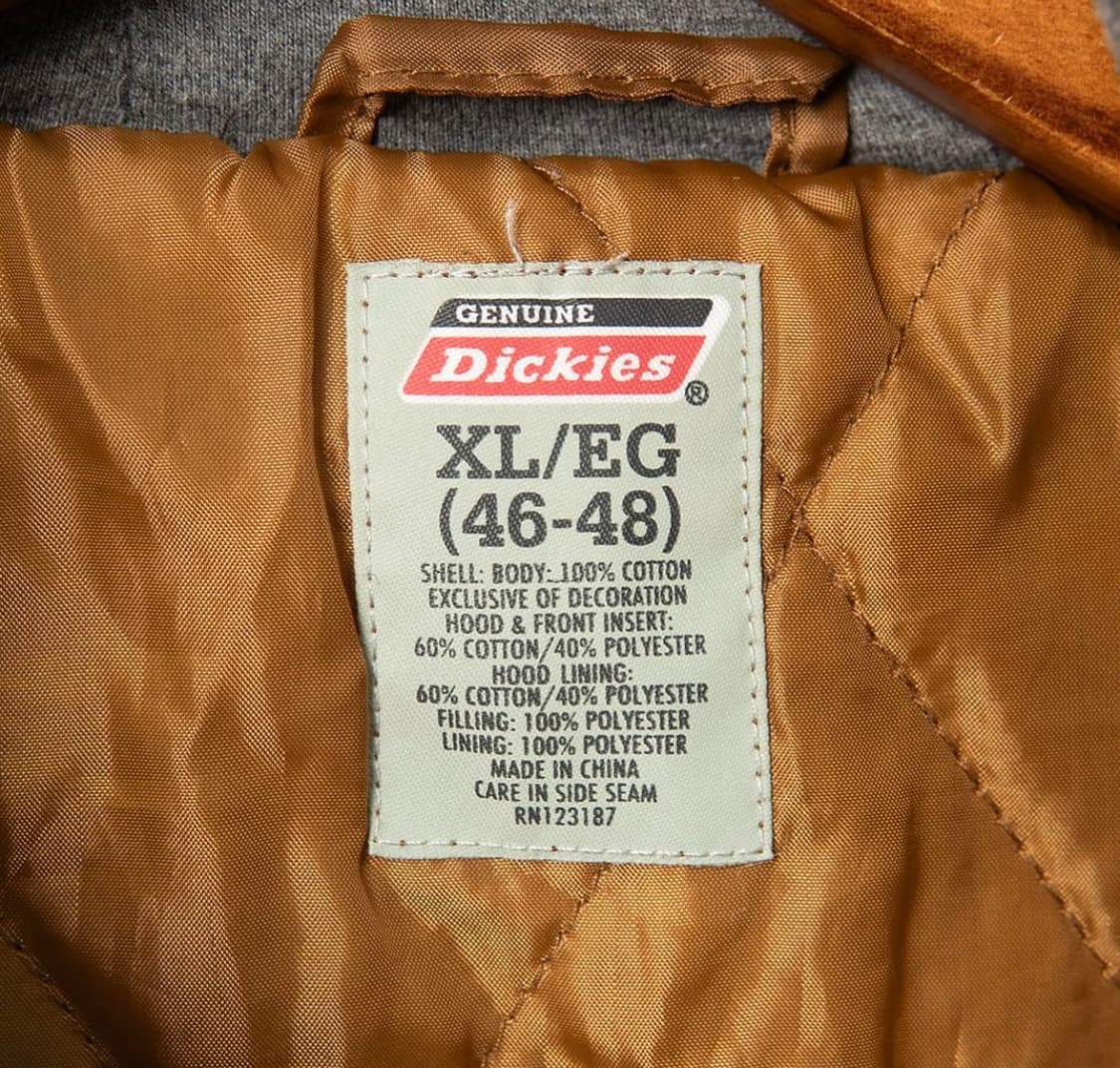 (XL)디키즈 캔버스 후디드 워크자켓 브라운 MO-2547 상품이미지3