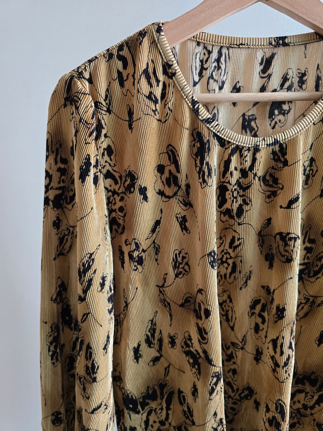 Vintage pleated floral blouse 상품이미지6