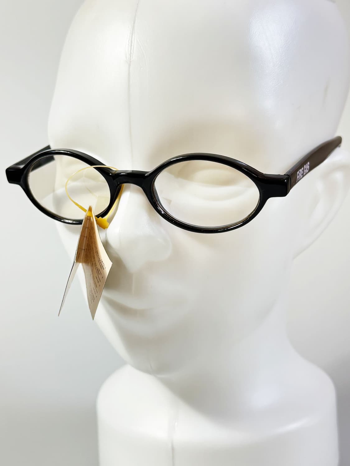 90s FIRE GAS 블랙 오벌 뿔테 투명 틴트 빈티지 선글라스 상품이미지8