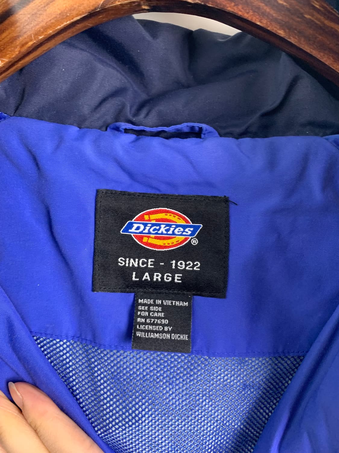 디키즈 자수로고 네이비 바람막이 자켓 상품이미지6