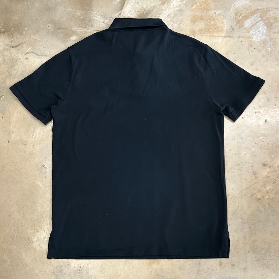 L 폴로랄프로렌 커스텀 슬림핏 블랙 카라 반팔티 상품이미지3