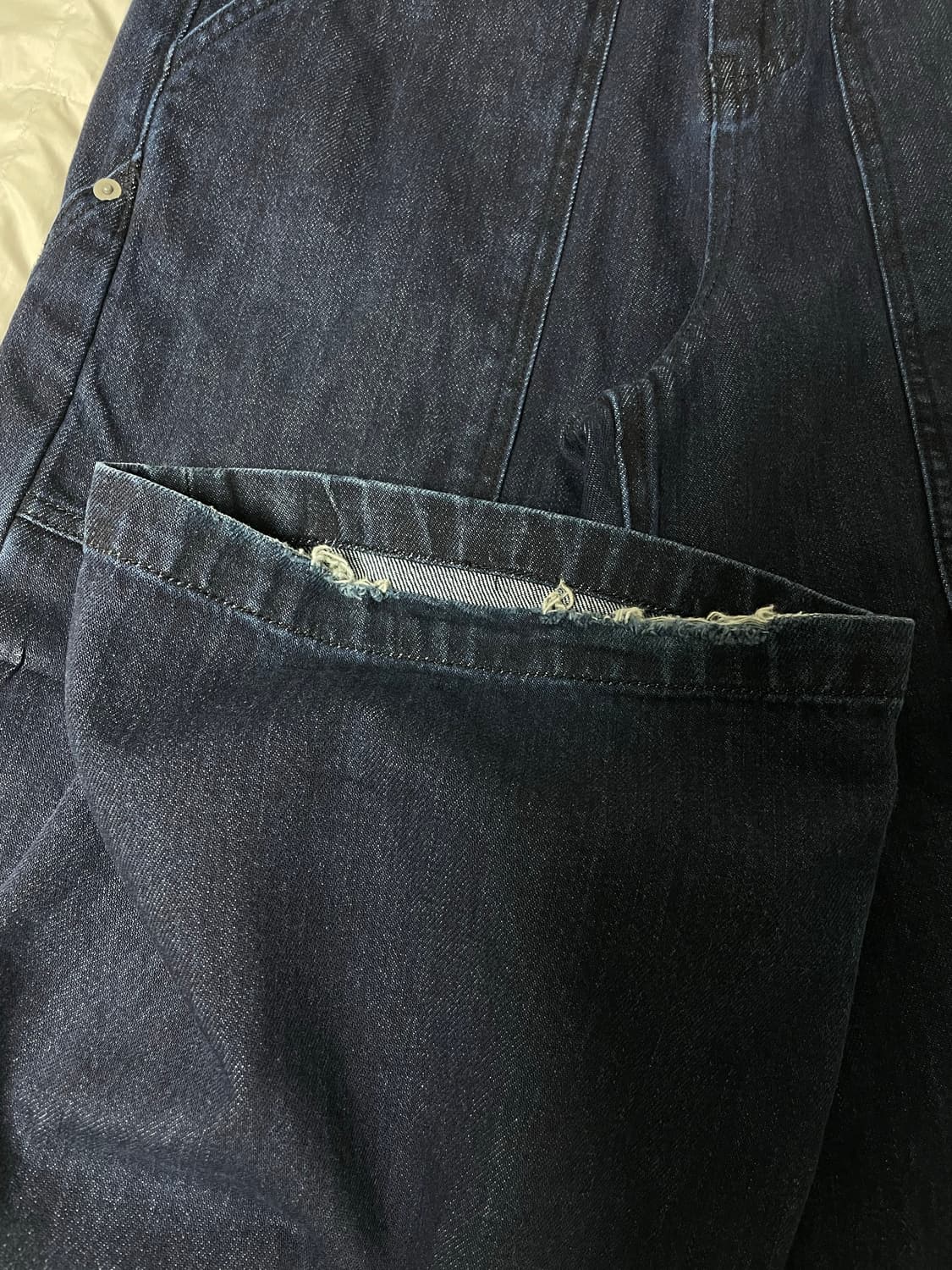 [COSMOSS] 데님 카펜터 팬츠 M 상품이미지6