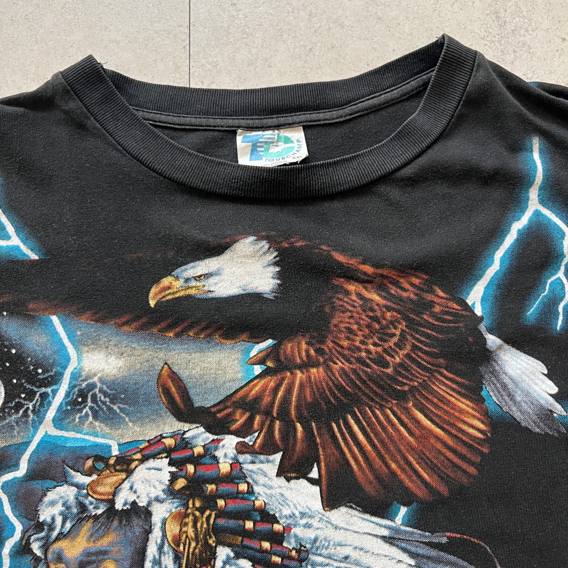 빈티지 90s American Thunder 네이티브 이글 티셔츠 상품이미지5