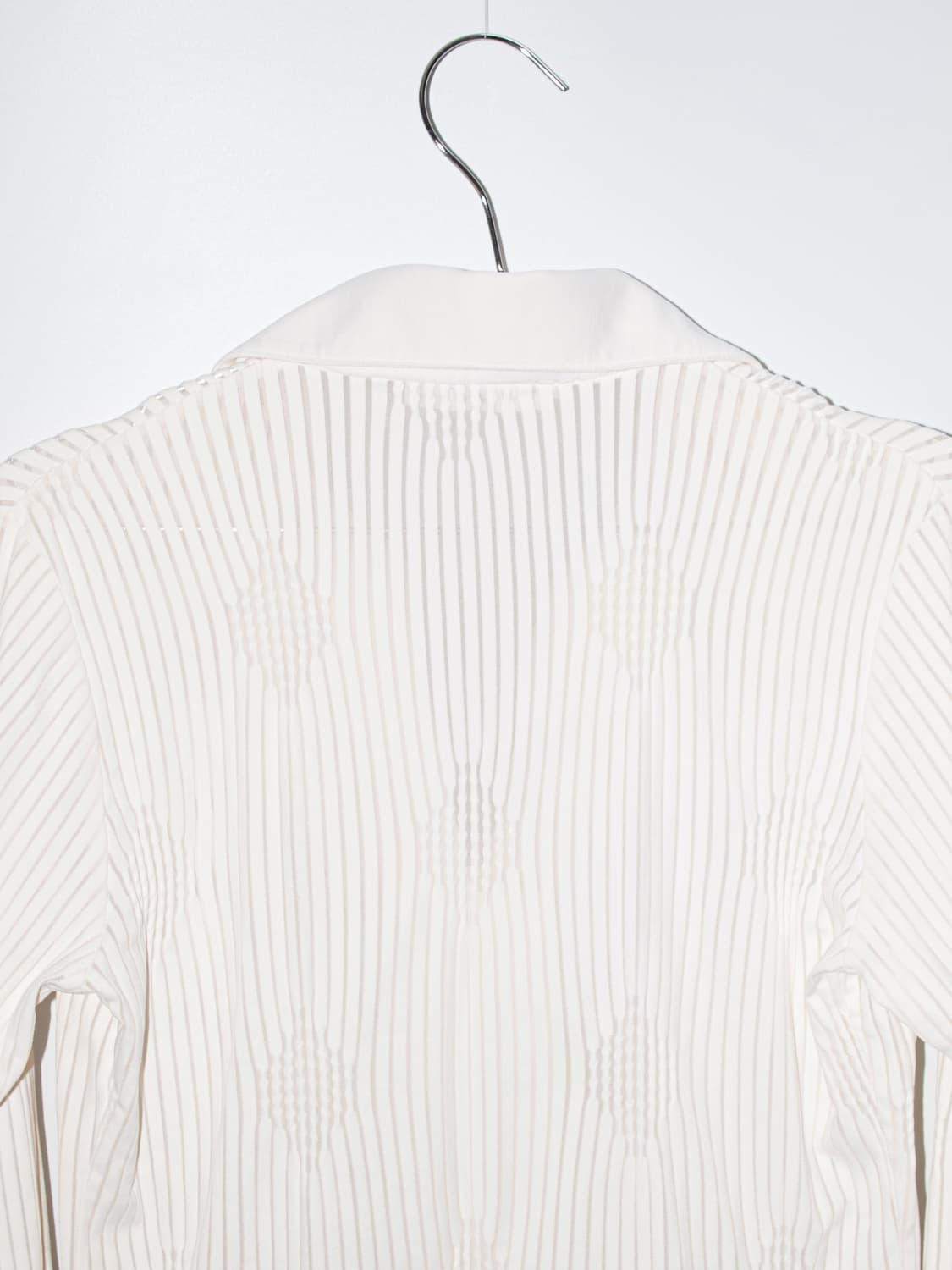 Sheer Stripe Jacquard Shirts 상품이미지4
