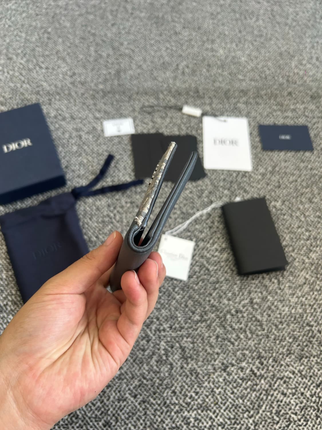디올 오블리크 오거나이저 그레이 상품이미지3