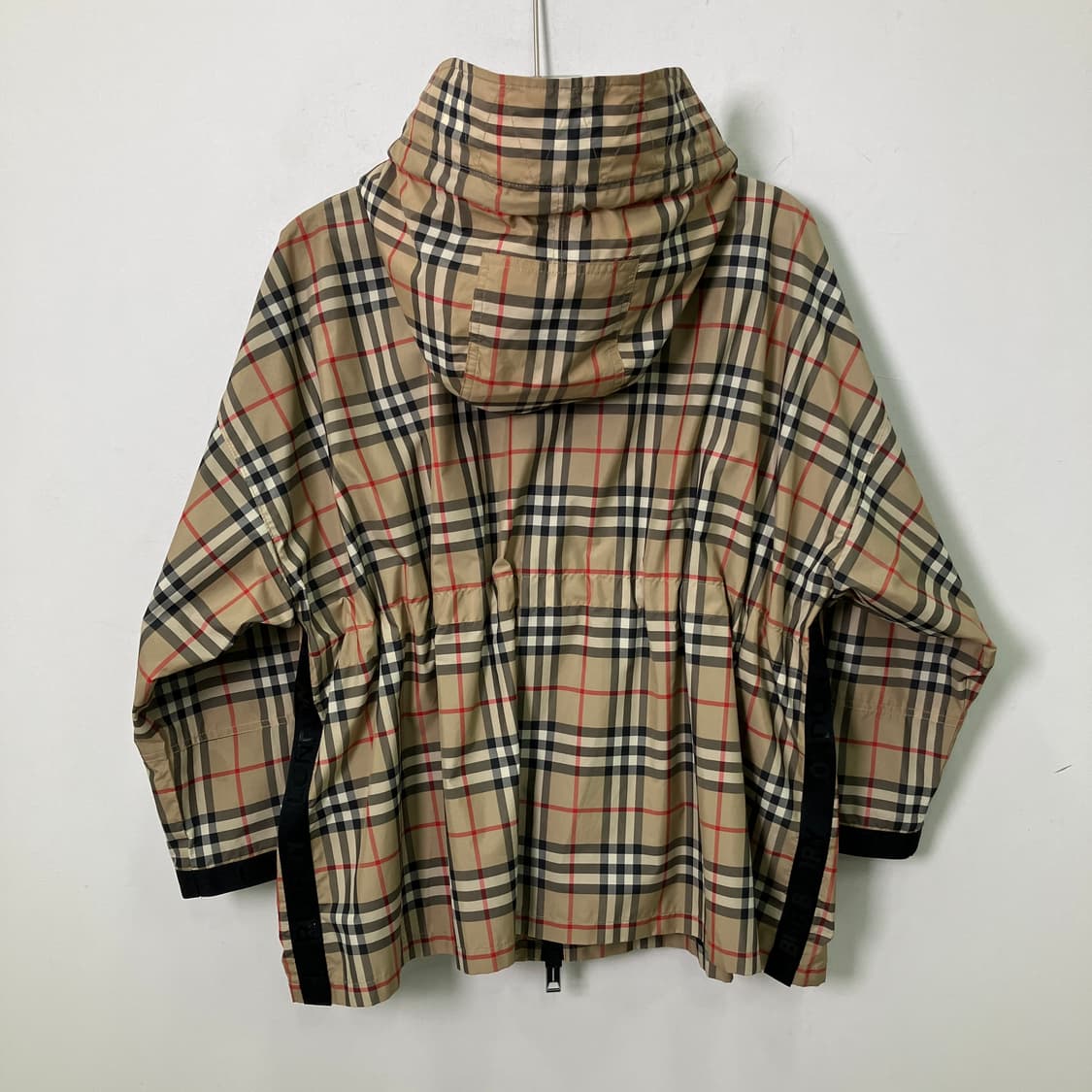 버버리 체크 드로스트링 후드 자켓  상품이미지2