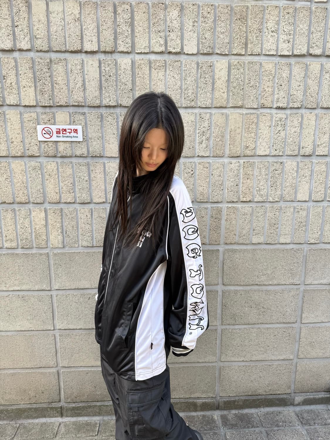 도그타운 오버핏 사이드 로고 집업 상품이미지2