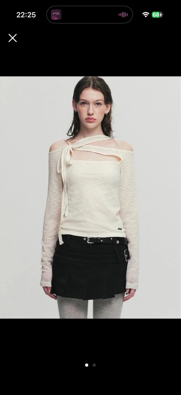 세릭 레이스탑 베이지 상품이미지1