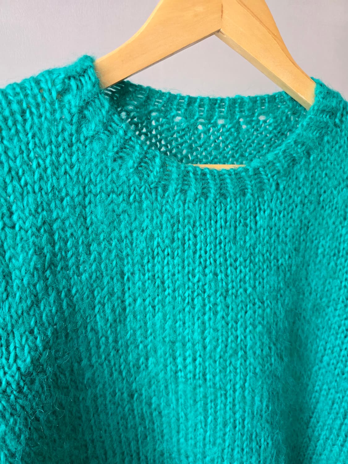 매력 컬러 핸드메이드 울 니트  상품이미지2