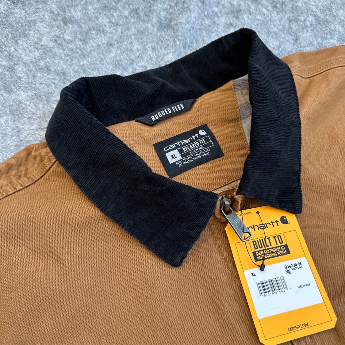 NWT 칼하트 디트로이트 자켓 브라운 XL 상품이미지2