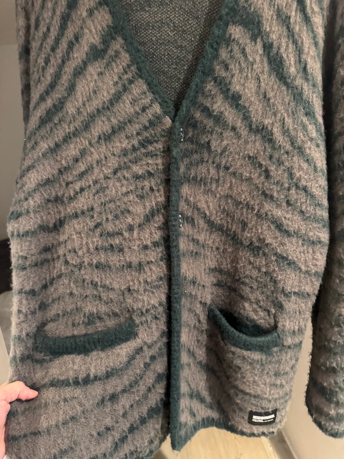 네이버후드 모헤어 가디건 M사이즈 상품이미지2