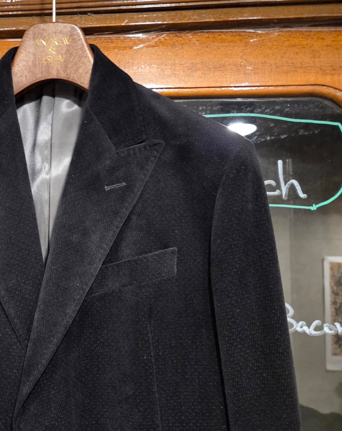 아르마니 꼴레지오니 벨루어자켓 상품이미지4