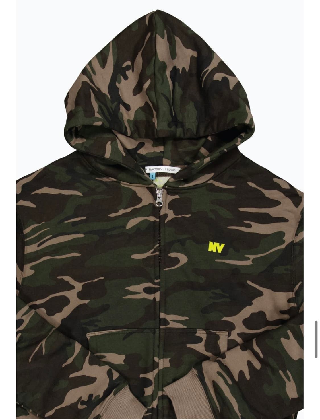 나비버스 카모 후드집업 상품이미지3