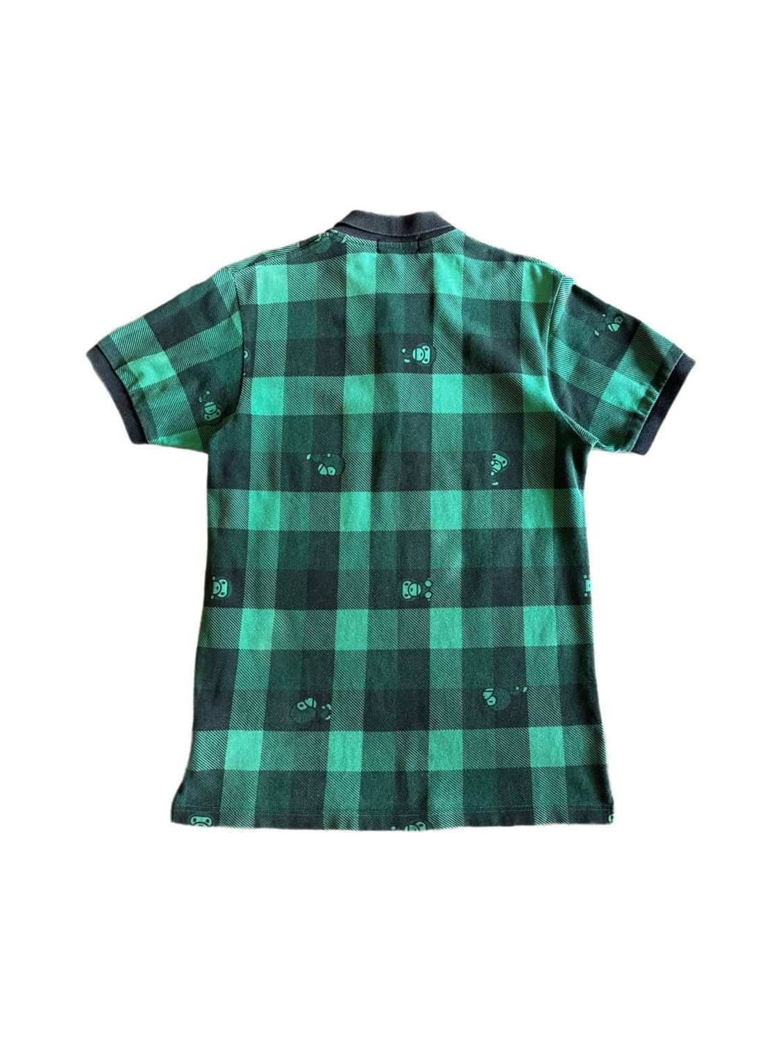 베이프 체크 반팔 폴로셔츠 상품이미지2