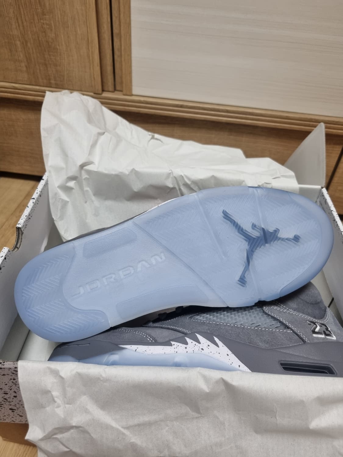 나이키 조던 5 레트로 라이트 그래파이트 앤 울프 그레이 280 상품이미지5