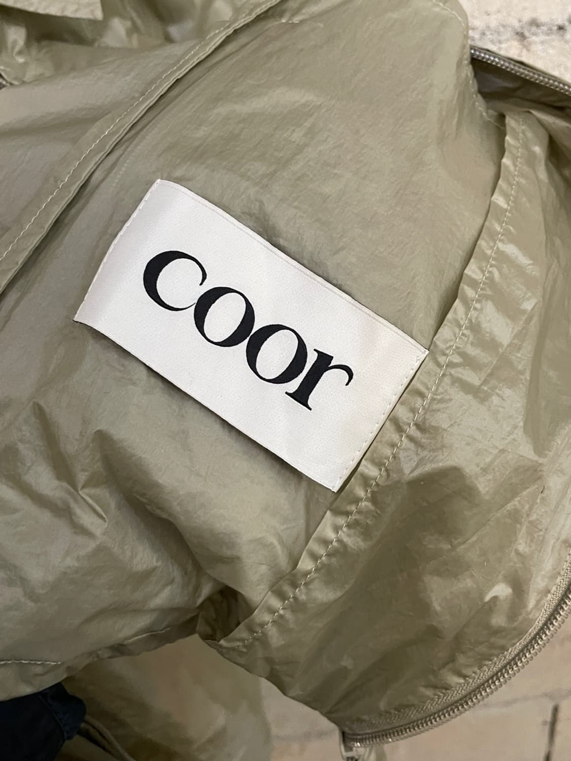 쿠어 컨버터블 레이어드 시스루 집업 상품이미지5