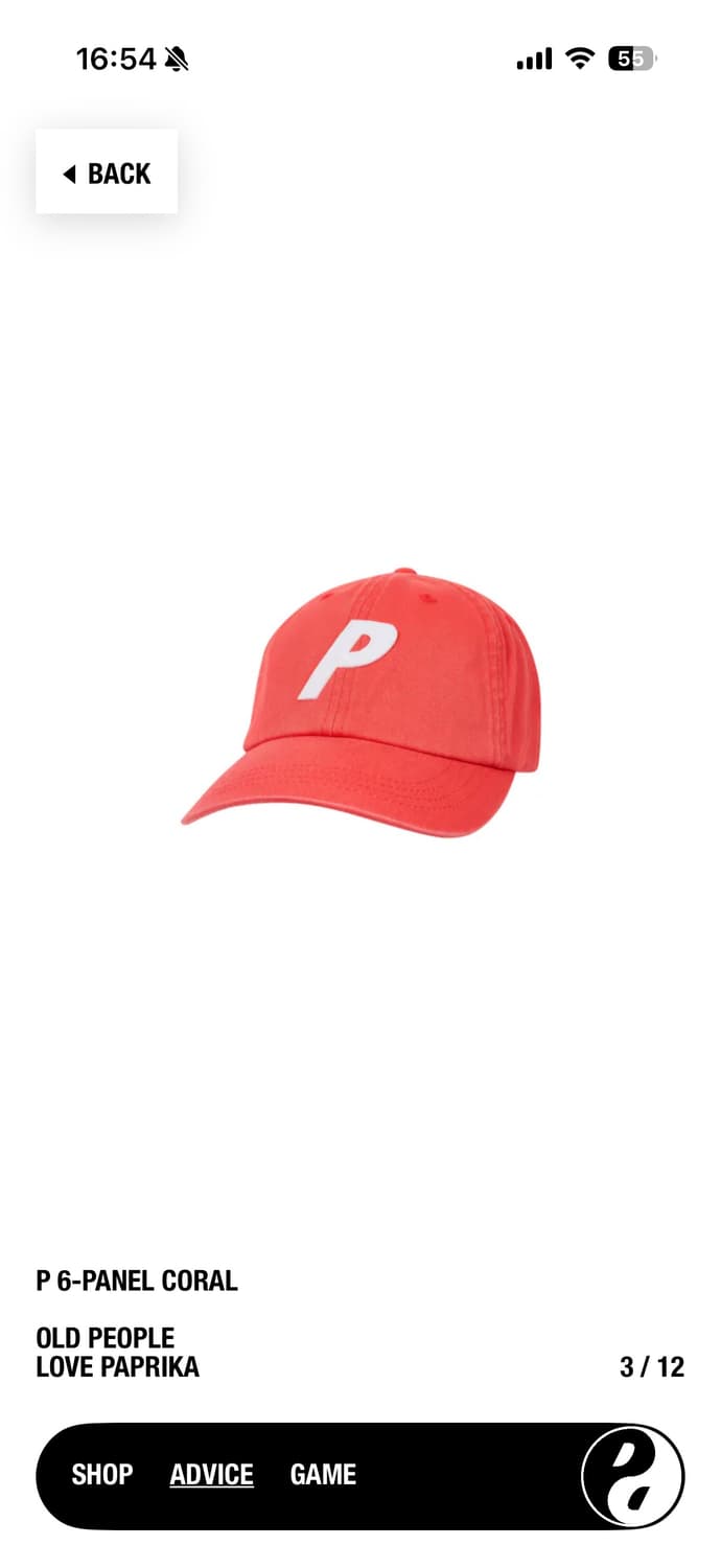 팔라스 P-6 볼캡 코랄 상품이미지4