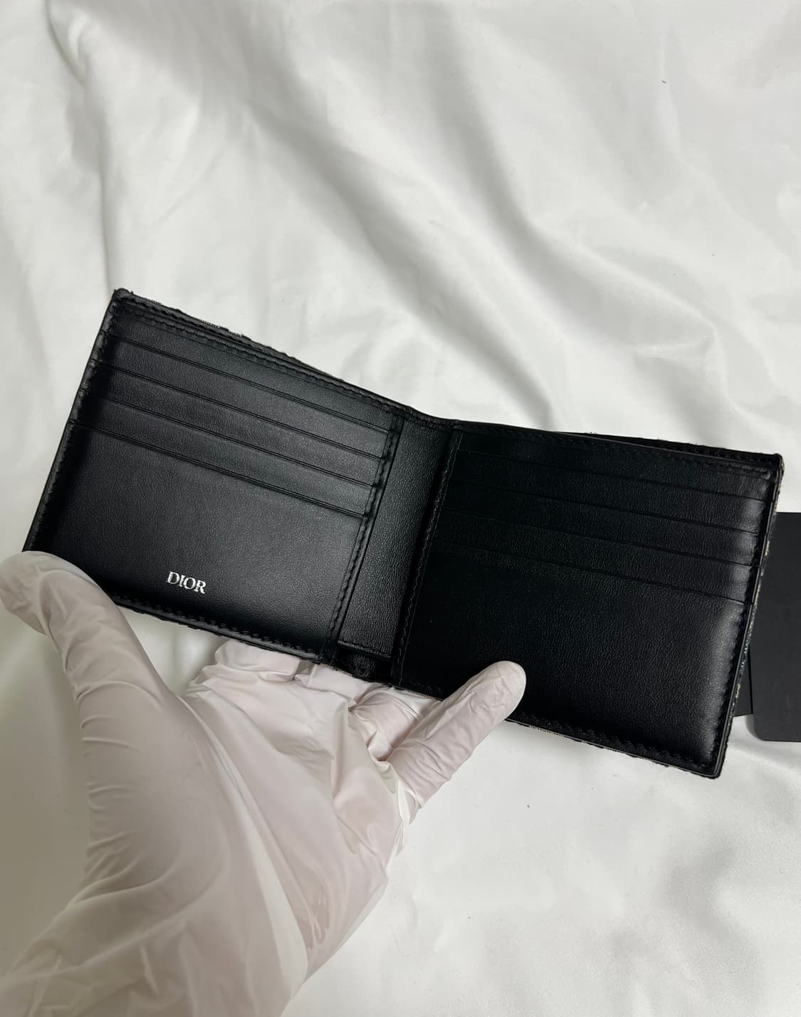 [정품] 신형 새상품급 / 디올 오블리크 반지갑 베이지 상품이미지4