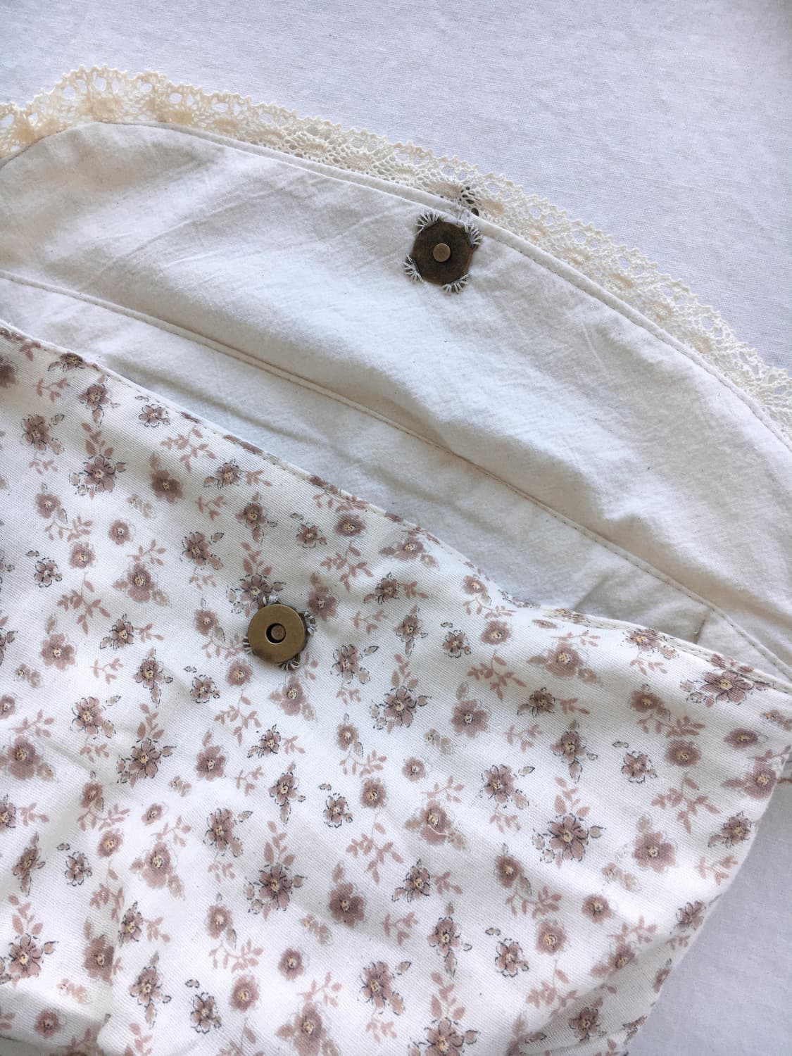 [HAND MADE]핸드메이드 잔꽃패턴 크로스백 모리걸 상품이미지6