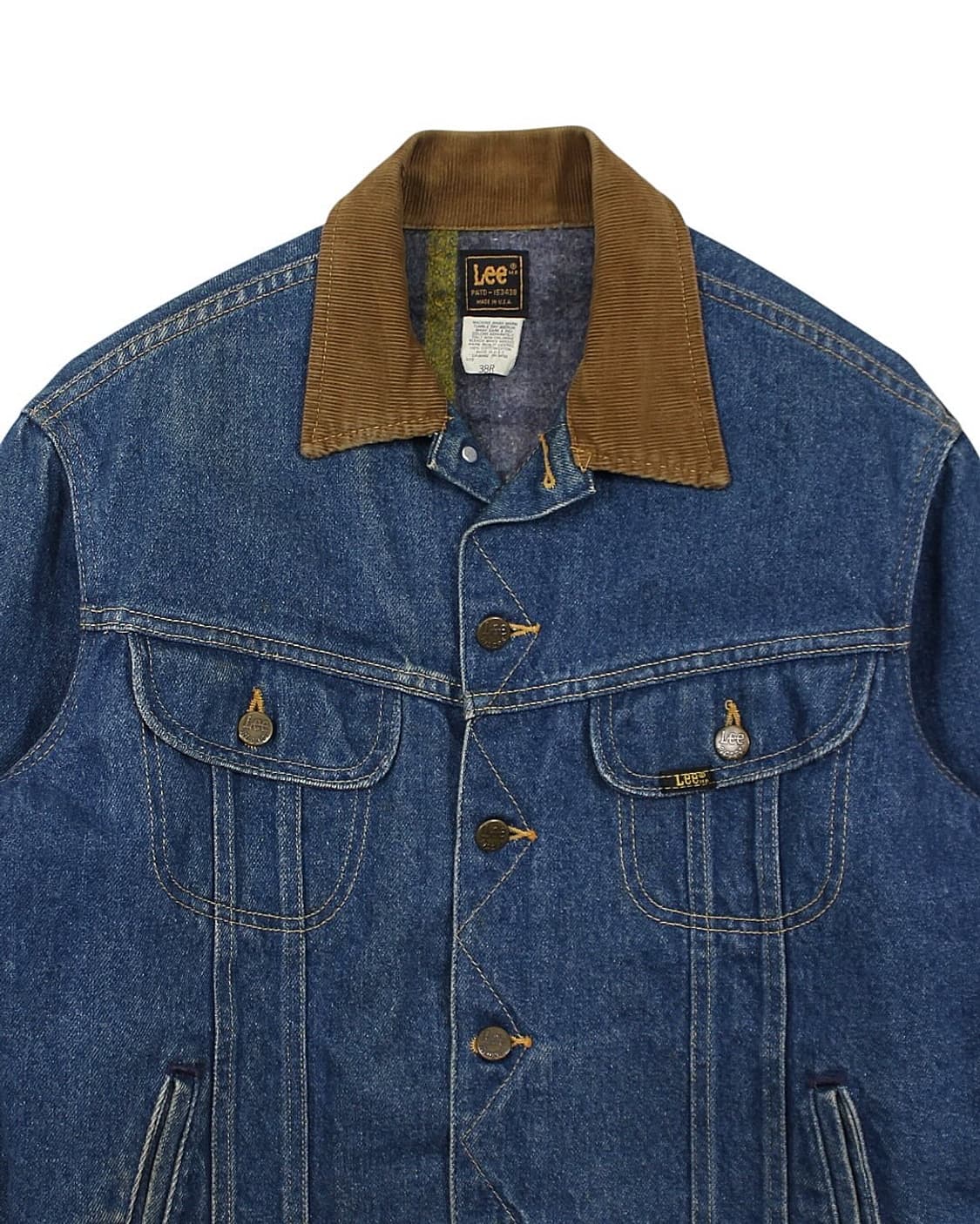 1980s USA Lee 221 스톰라이더 데님 자켓 리 빈티지 미국제 상품이미지4