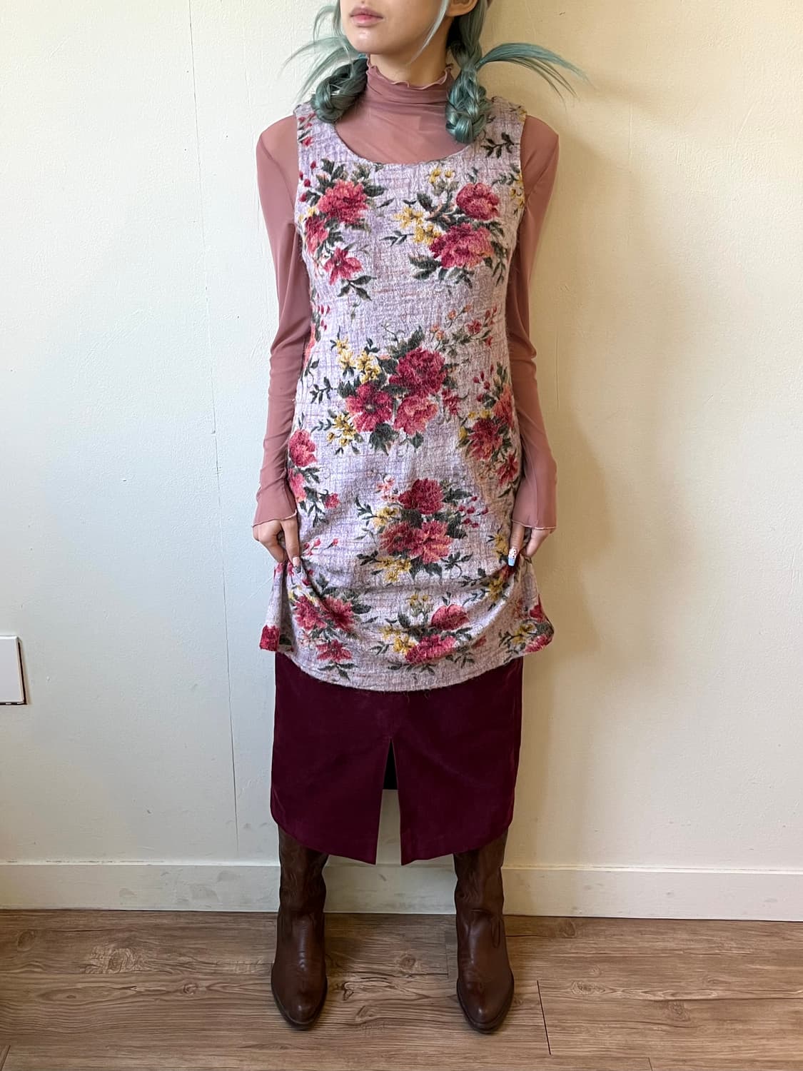 OA 플라워 원피스 상품이미지4