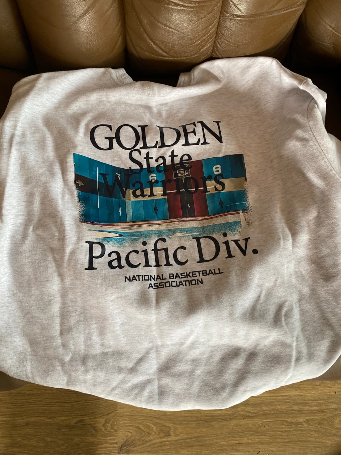 [L]NBA 골든스테이트워리어스 맨투맨 셋업 상품이미지2