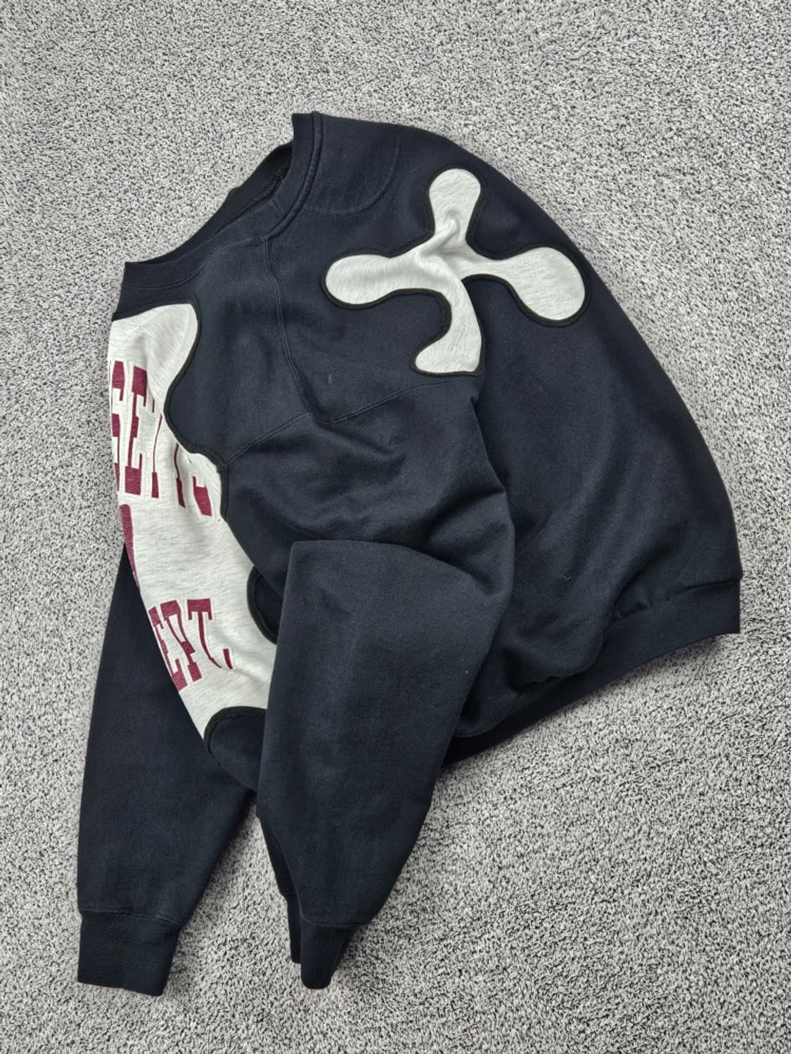 메사세츠 XXL에슬레틱 아플리케커스텀 맨투맨 (상세설명참조)/ 10084 상품이미지3