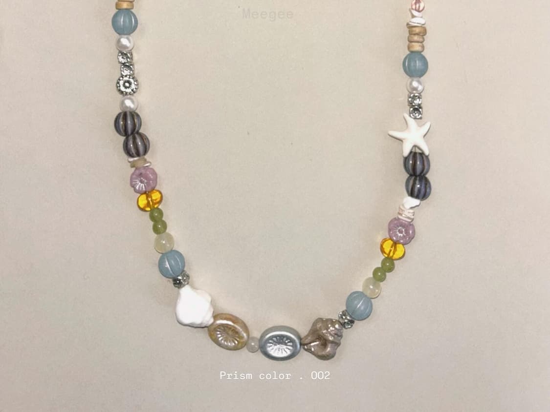 Prism color . 002 | 비즈 목걸이 상품이미지3