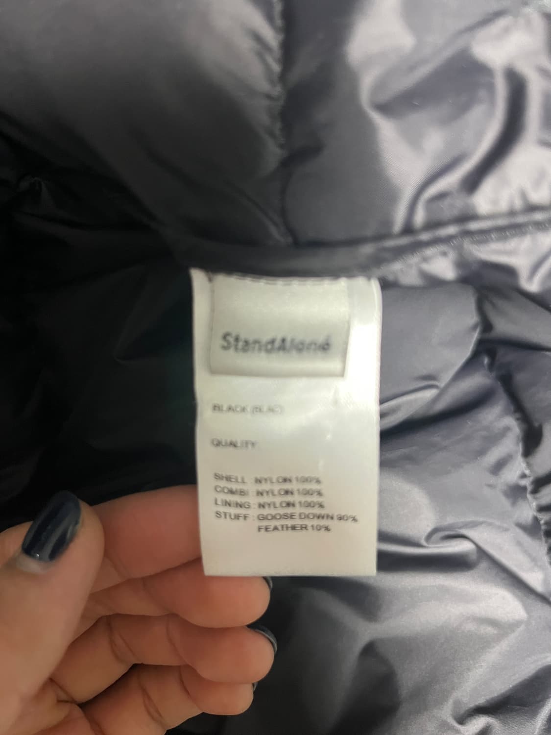 스탠드얼론 패딩 1사이즈 상품이미지5