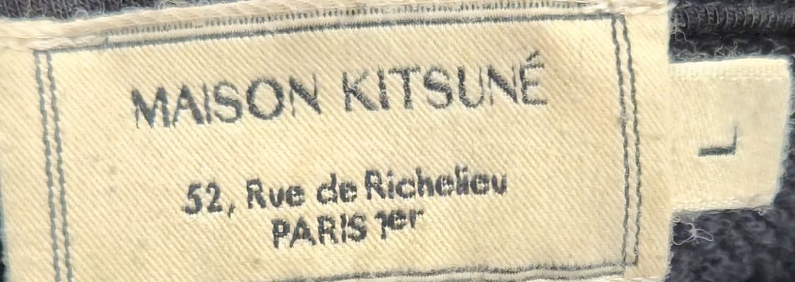 메종키츠네 폭스 후드티 L 상품이미지3